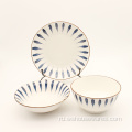 12шт популярный керамический фарфоровый набор посуды